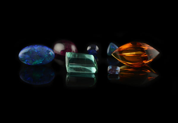 Coloured gemstone jewellery commissions