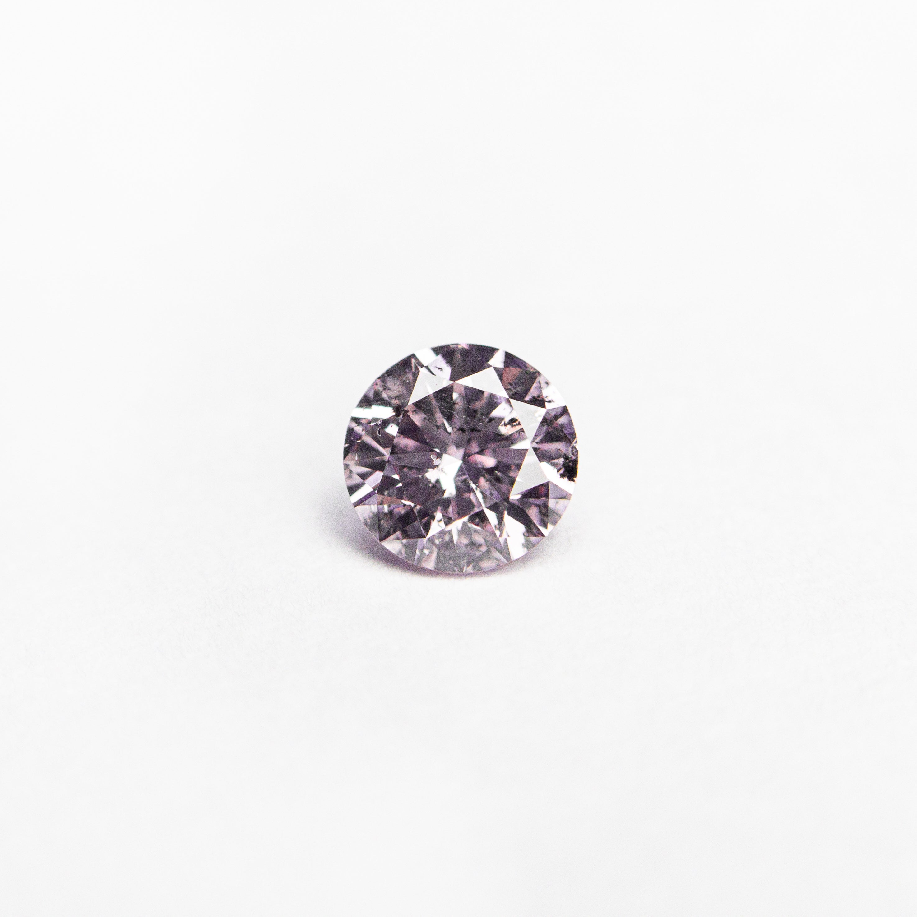 0.25ct 4.11x4.09x2.47mm GIA I1 Fancy Purple-Pink Round Brilliant 24143-01