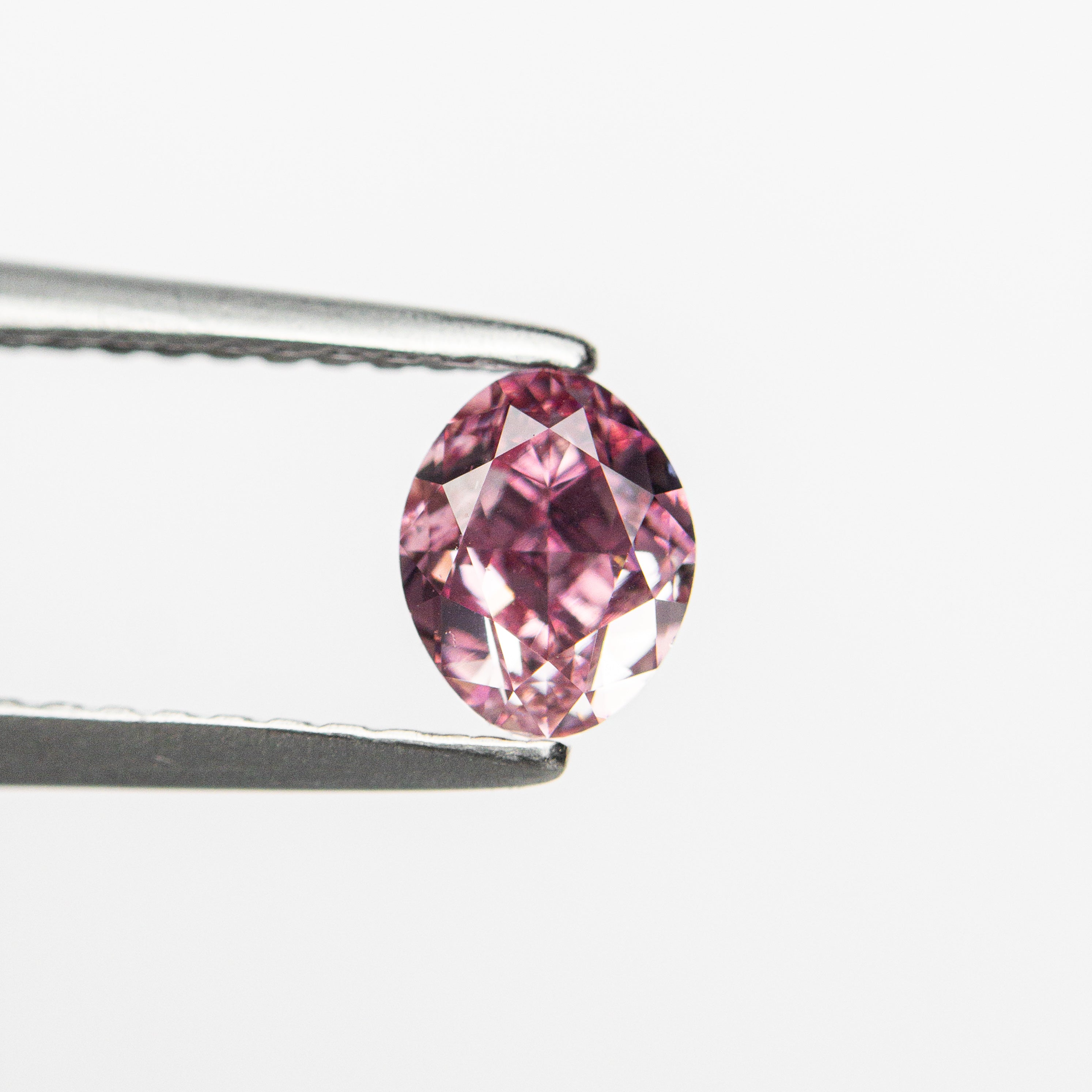 0.61ct 5.57x4.44x3.13mm GIA VS2 Fancy Vivid Purplish Pink Oval Brilliant 🇦🇺 24137-01