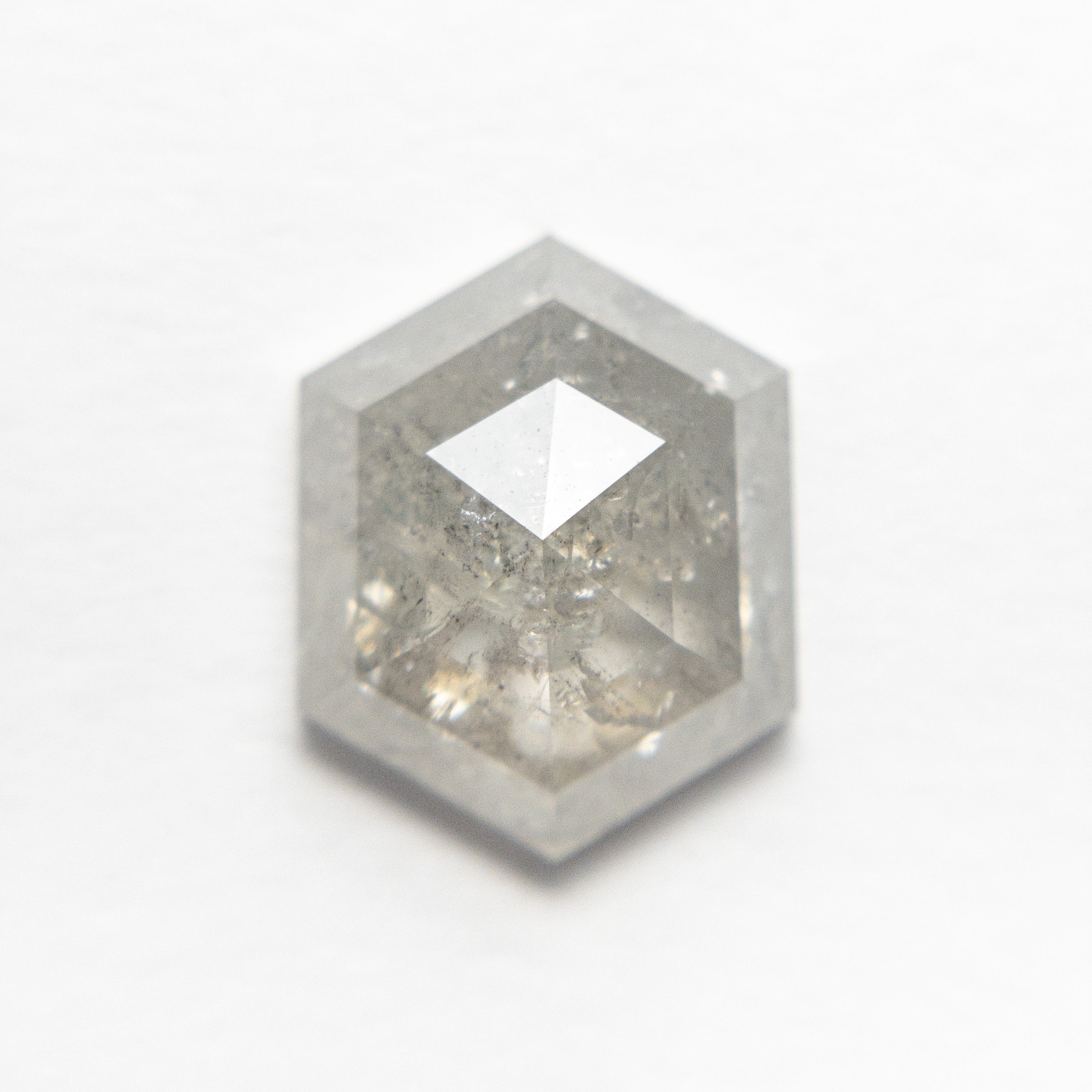 3.26ct 10.86x8.67x4.37mm Hexagon Rosecut 19619-02