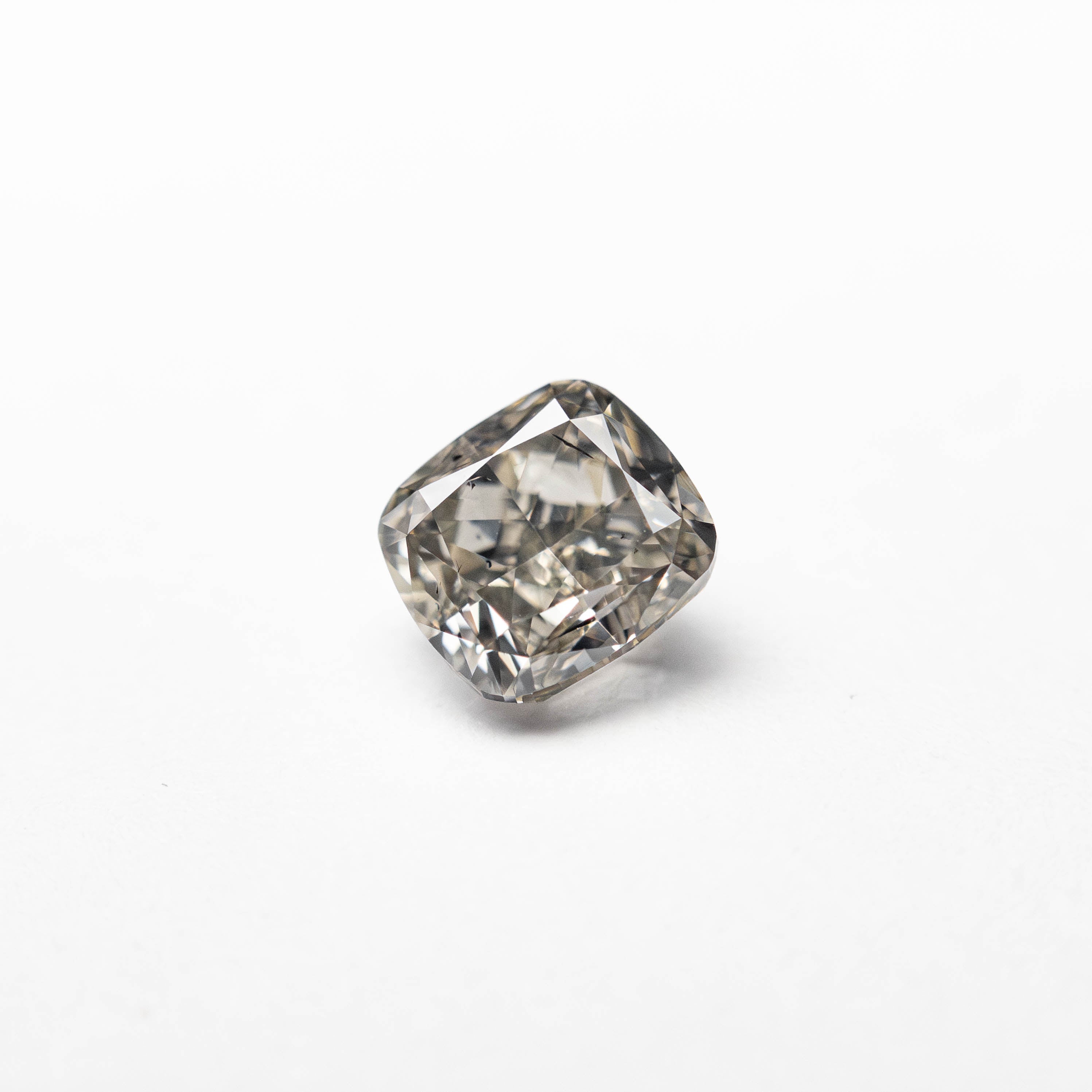 0.52ct 4.54x4.09x2.95mm Fancy Grey Cushion Brilliant 19923-42