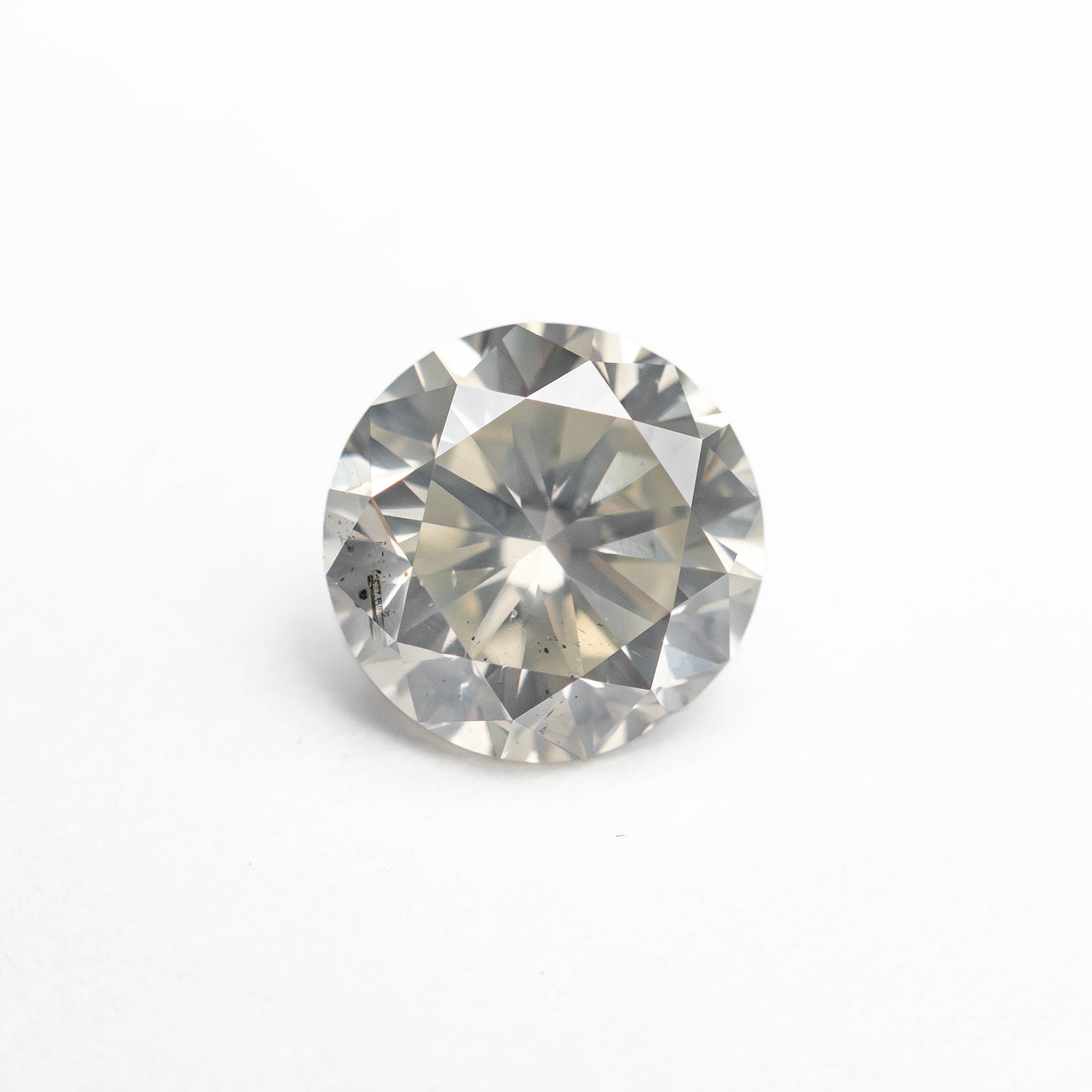 1.05ct 6.38x6.35mm SI2 Fancy Grey Round Brilliant 24514-06