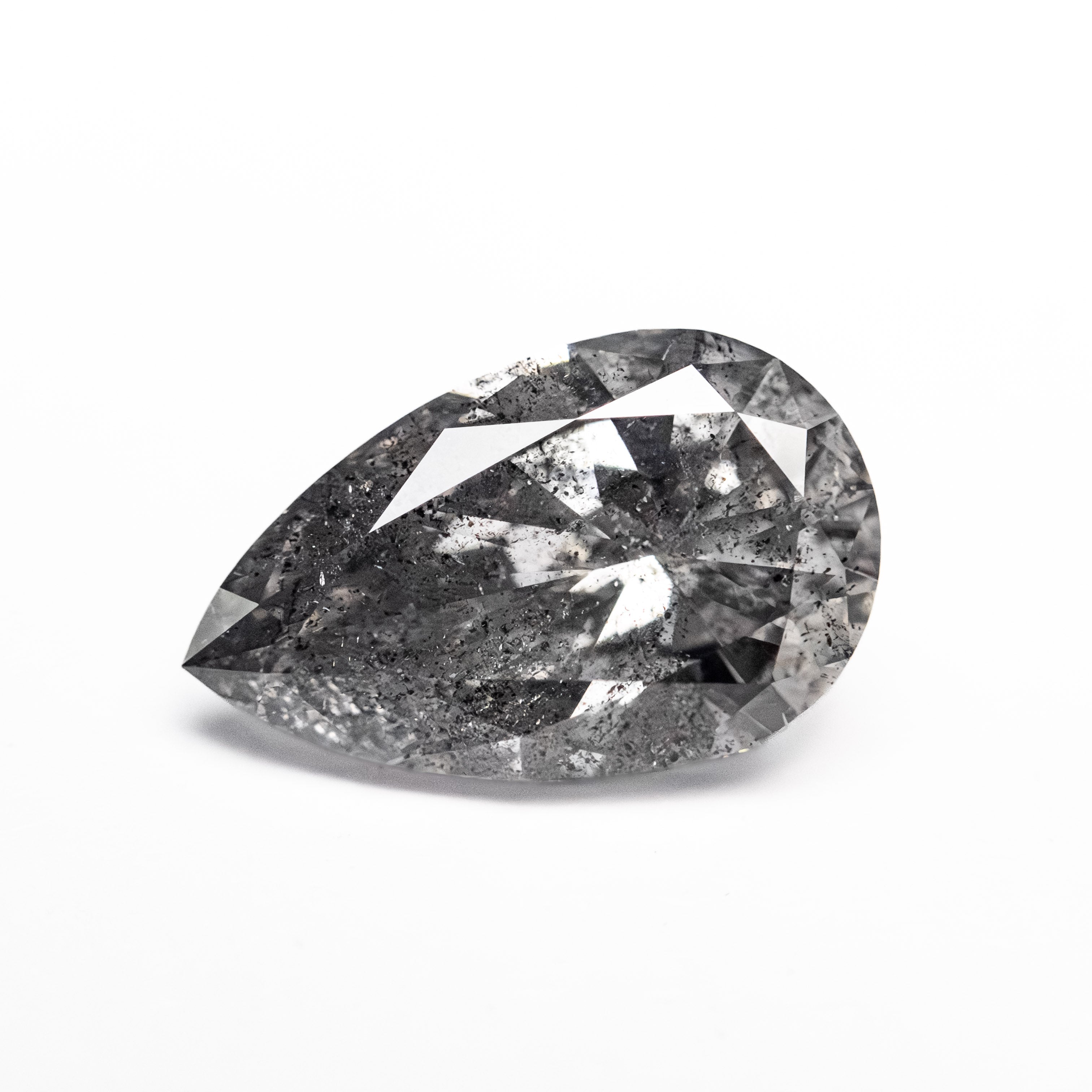2.00ct 10.94x6.75x4.30mm Fancy Grey Pear Brilliant 26609-01