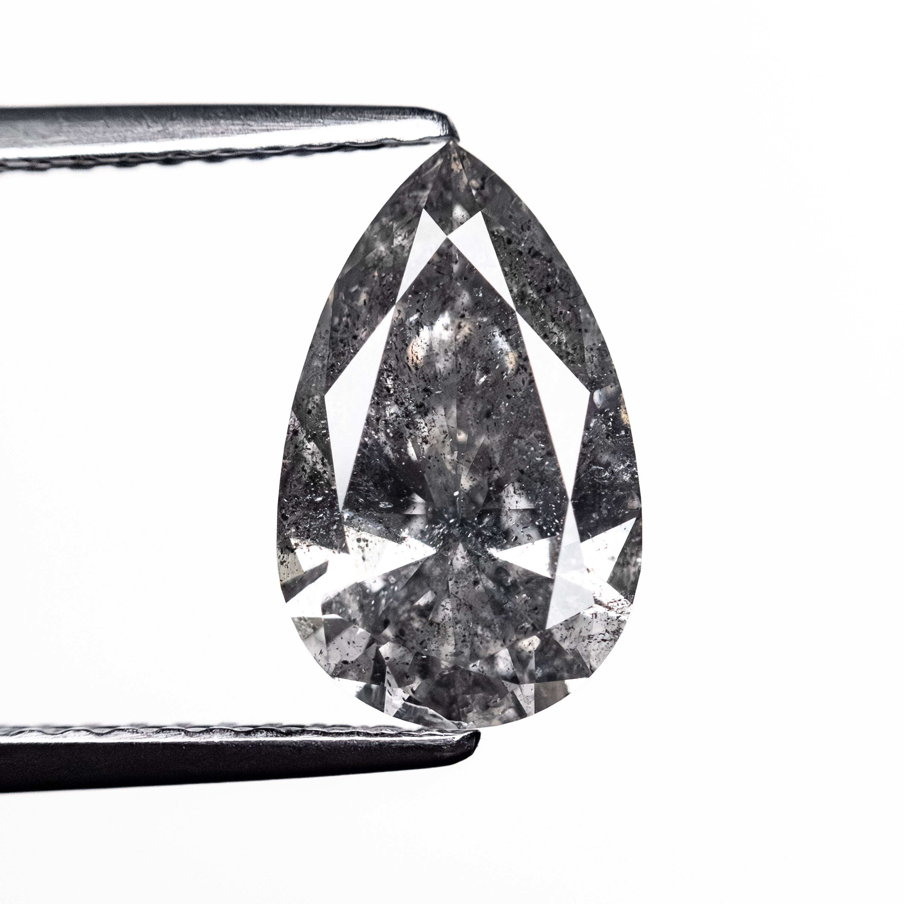 2.00ct 10.94x6.75x4.30mm Fancy Grey Pear Brilliant 26609-01