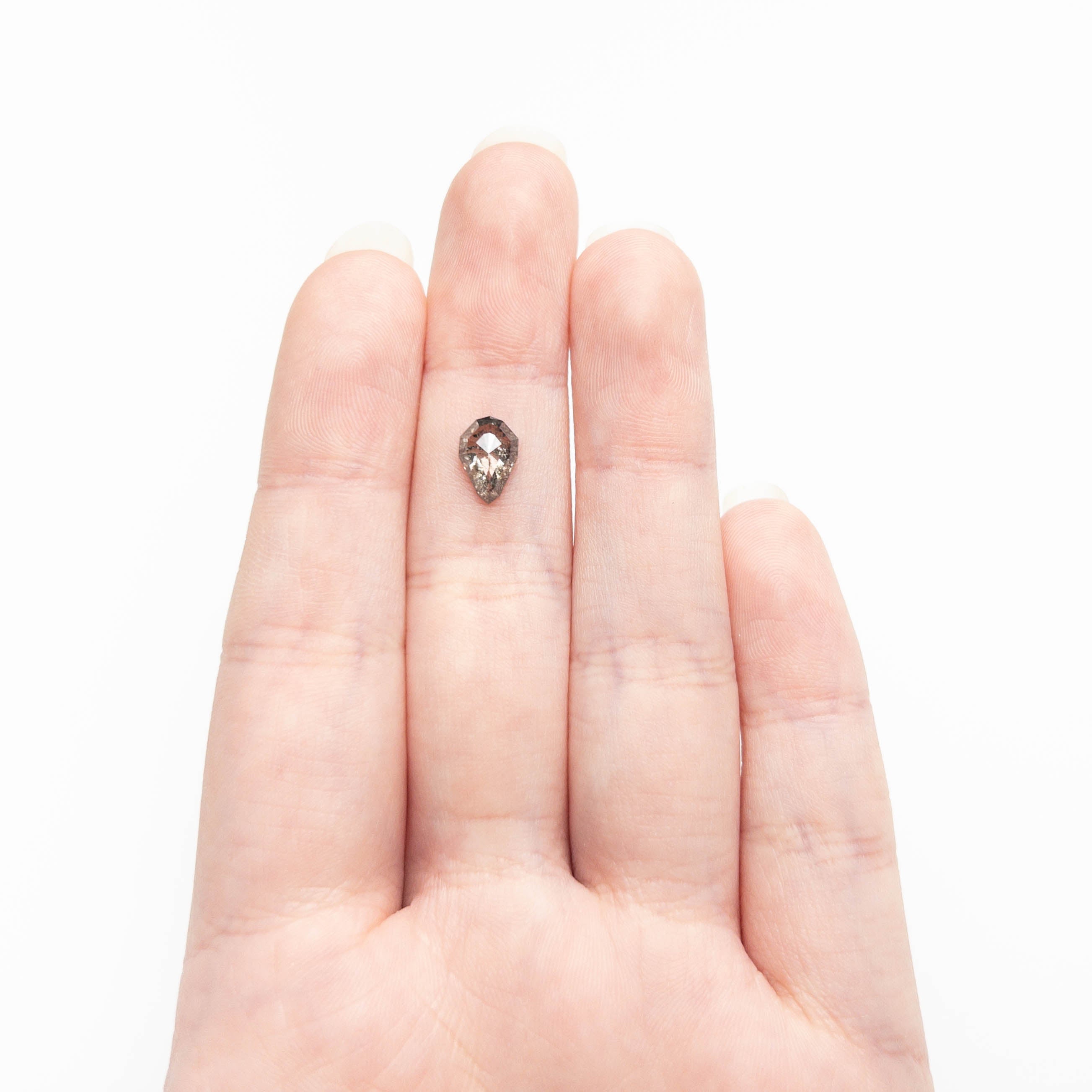 0.97ct 9.03x6.06x2.60mm Shield Rosecut 26785-08