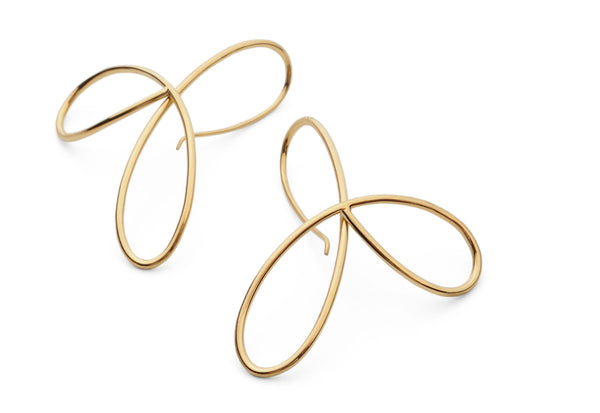 18 carat gold earrings-McCaul