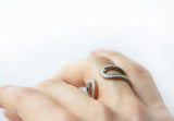 18 carat white gold pave diamond ring-McCaul