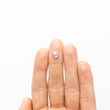 1.63ct 8.38x6.81x3.32mm Hexagon Rosecut 18308-03 - Misfit Diamonds