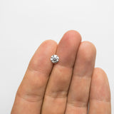 1.01ct 6.35x6.40x4.00mm GIA SI1 Silver Round Brilliant 18322-01 - Misfit Diamonds
