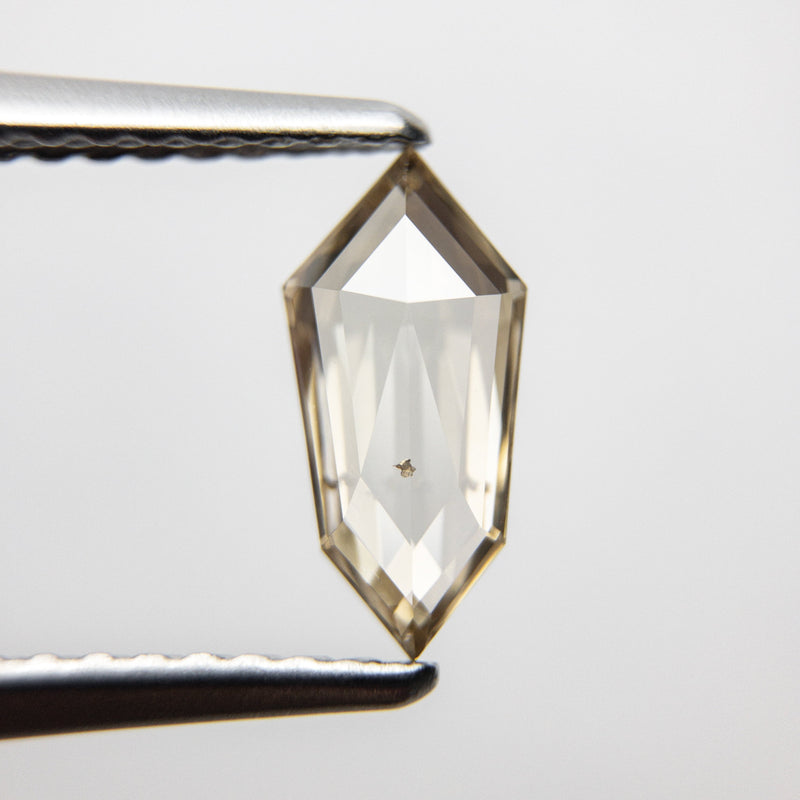 0.61ct 9.38x4.52x1.91mm Hexagon Rosecut 18369-10 - Misfit Diamonds