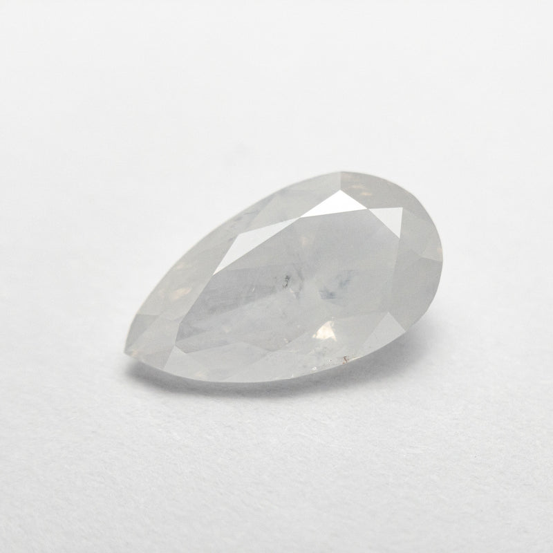 2.03ct 11.45x6.46x3.77mm GIA Fancy White Pear Brilliant 18739-01 - Misfit Diamonds