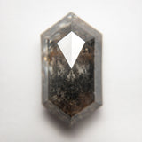 5.47ct 14.31x7.88x5.41mm Hexagon Rosecut 18769-01 - Misfit Diamonds