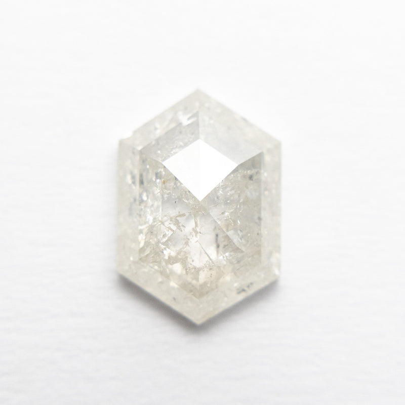 2.64ct 11.04x7.65x3.75mm Hexagon Rosecut 18785-02 - Misfit Diamonds