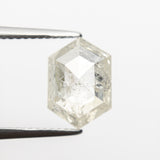 2.67ct 11.10x7.66x3.74mm Hexagon Rosecut 18785-03 - Misfit Diamonds