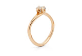 ‘Embrace’ 18ct rose gold and cognac diamond ring