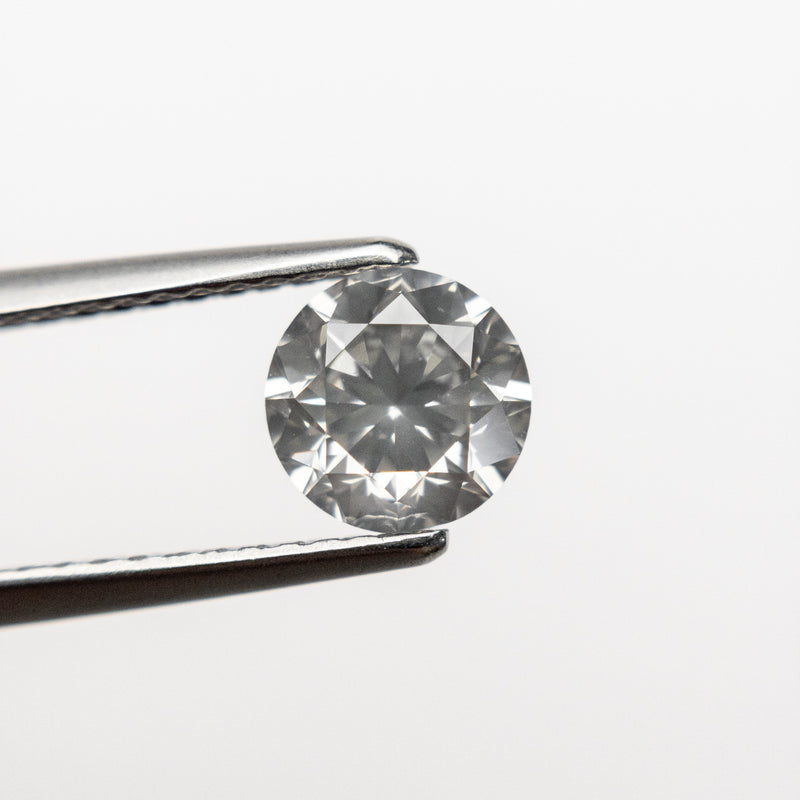 1.00ct 6.05x6.03x3.93mm Faint Grey Round Brilliant 19002-01 - Misfit Diamonds