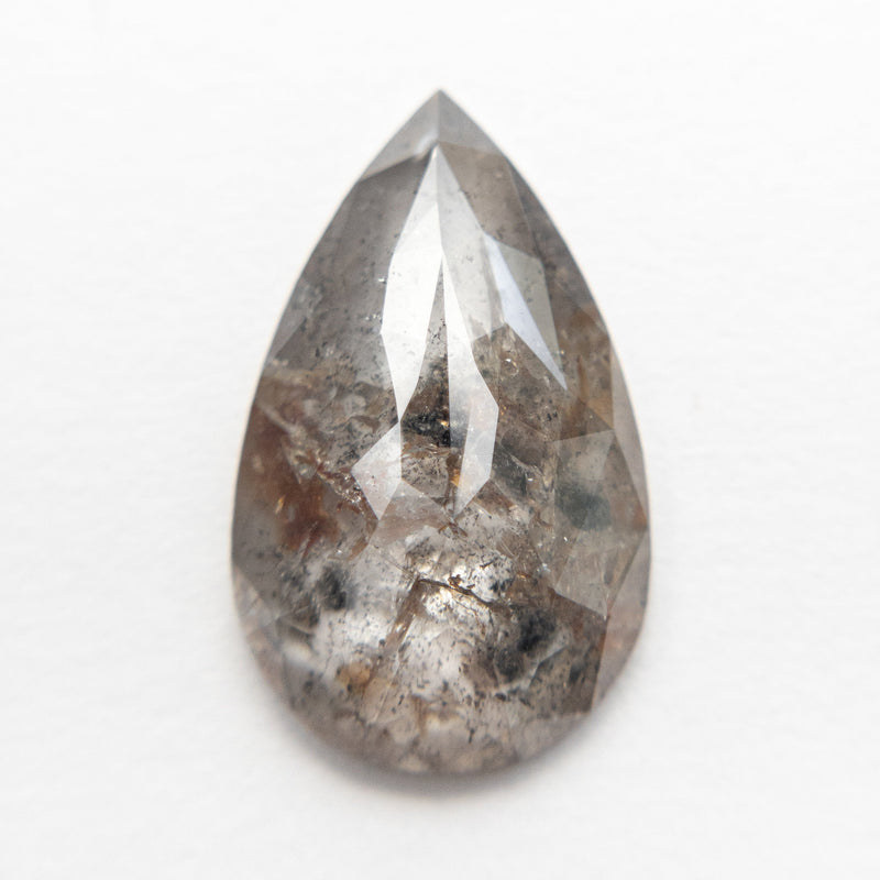 3.08ct 14.56x8.84x3.02mm Pear Rosecut 19062-01 - Misfit Diamonds