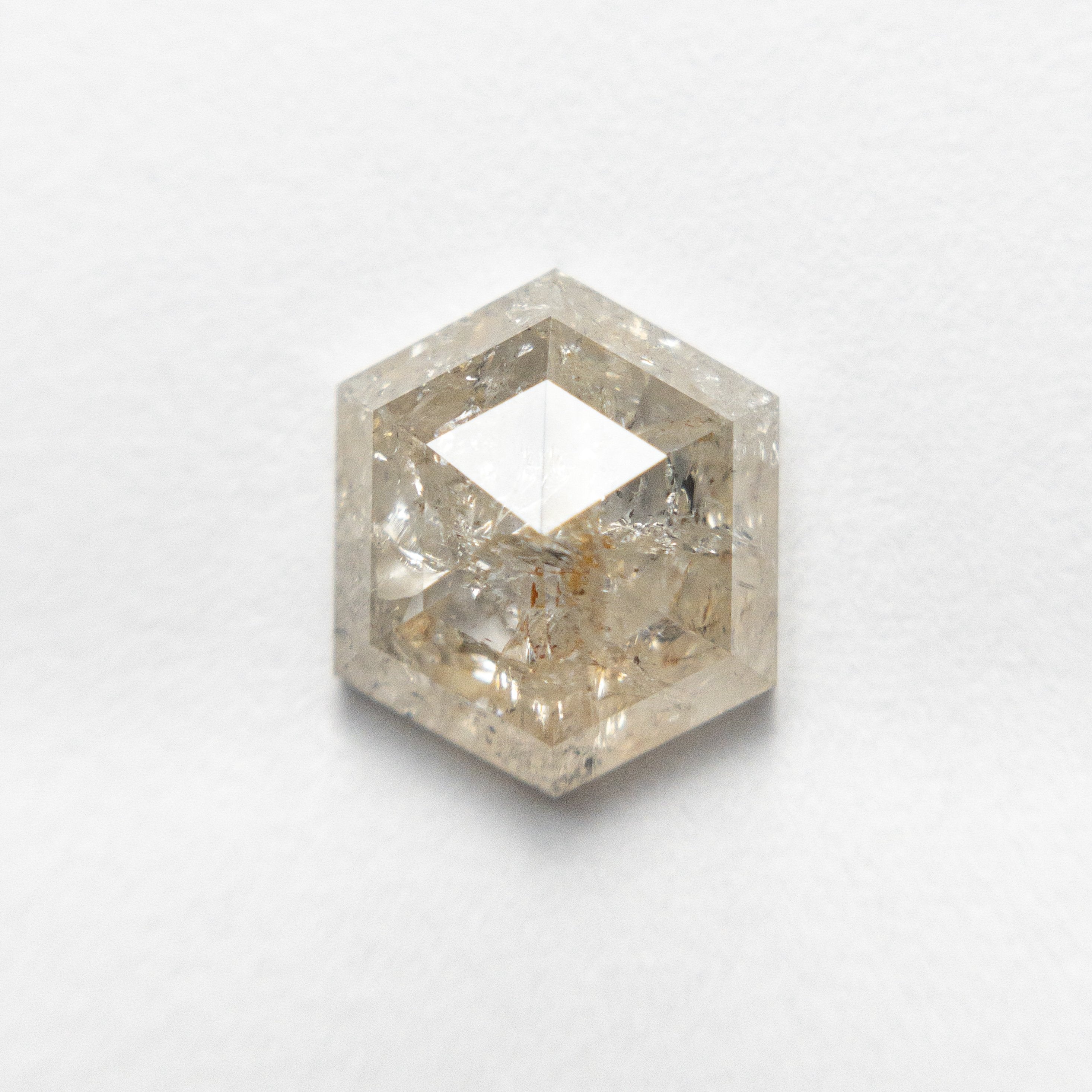 1.80ct 8.78x7.36x3.32 Hexagon Rosecut 19103-07-McCaul