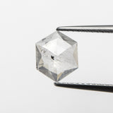 1.02ct 8.29x6.70x2.37mm Hexagon Rosecut 19132-01 - Misfit Diamonds
