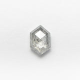 0.94ct 7.08x4.74x2.87mm Hexagon Rosecut 19143-22 - Misfit Diamonds