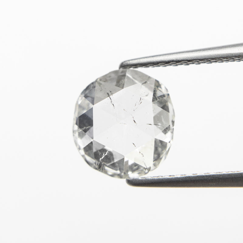 1.21ct 8.32x7.87x2.09mm Antique Round Rosecut 19145-01 - Misfit Diamonds
