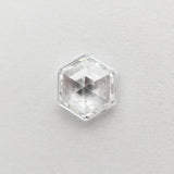 0.79ct 6.74x5.91x2.55mm SI1 E Hexagon Rosecut 19386-04 🇨🇦-McCaul