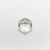 0.62ct 6.10x5.12x2.18mm SI2 K Hexagon Step Cut 19386-12 🇨🇦-McCaul