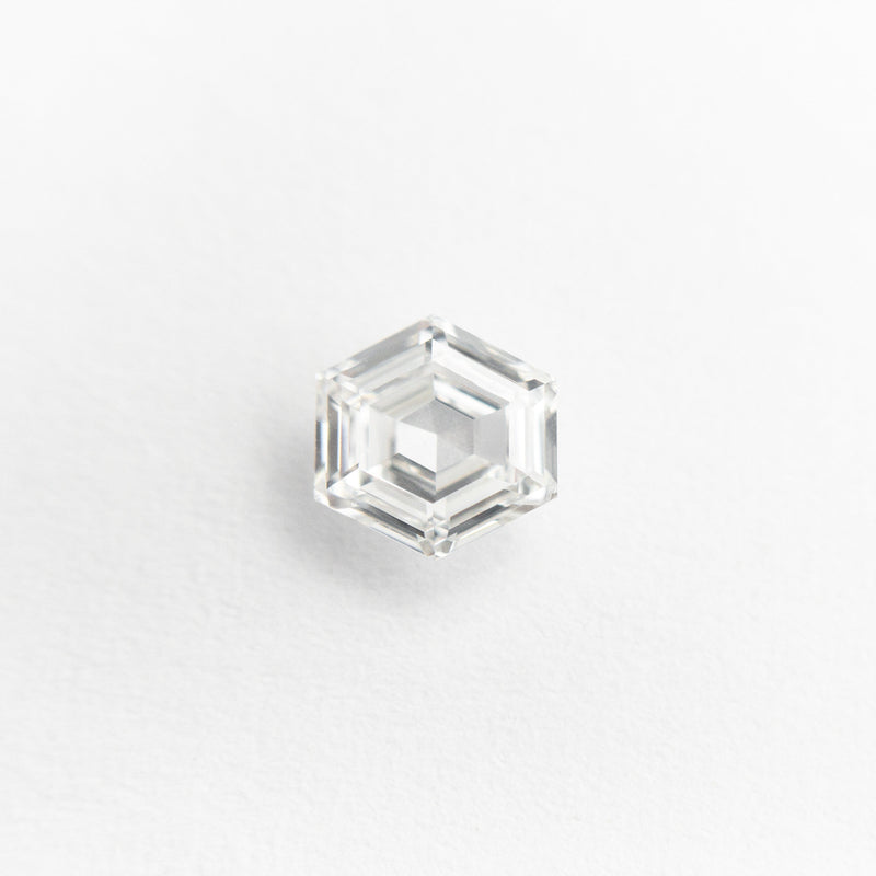 0.50ct 5.15x5.00x2.35mm VS1 G Hexagon Step Cut 🇨🇦 19386-28