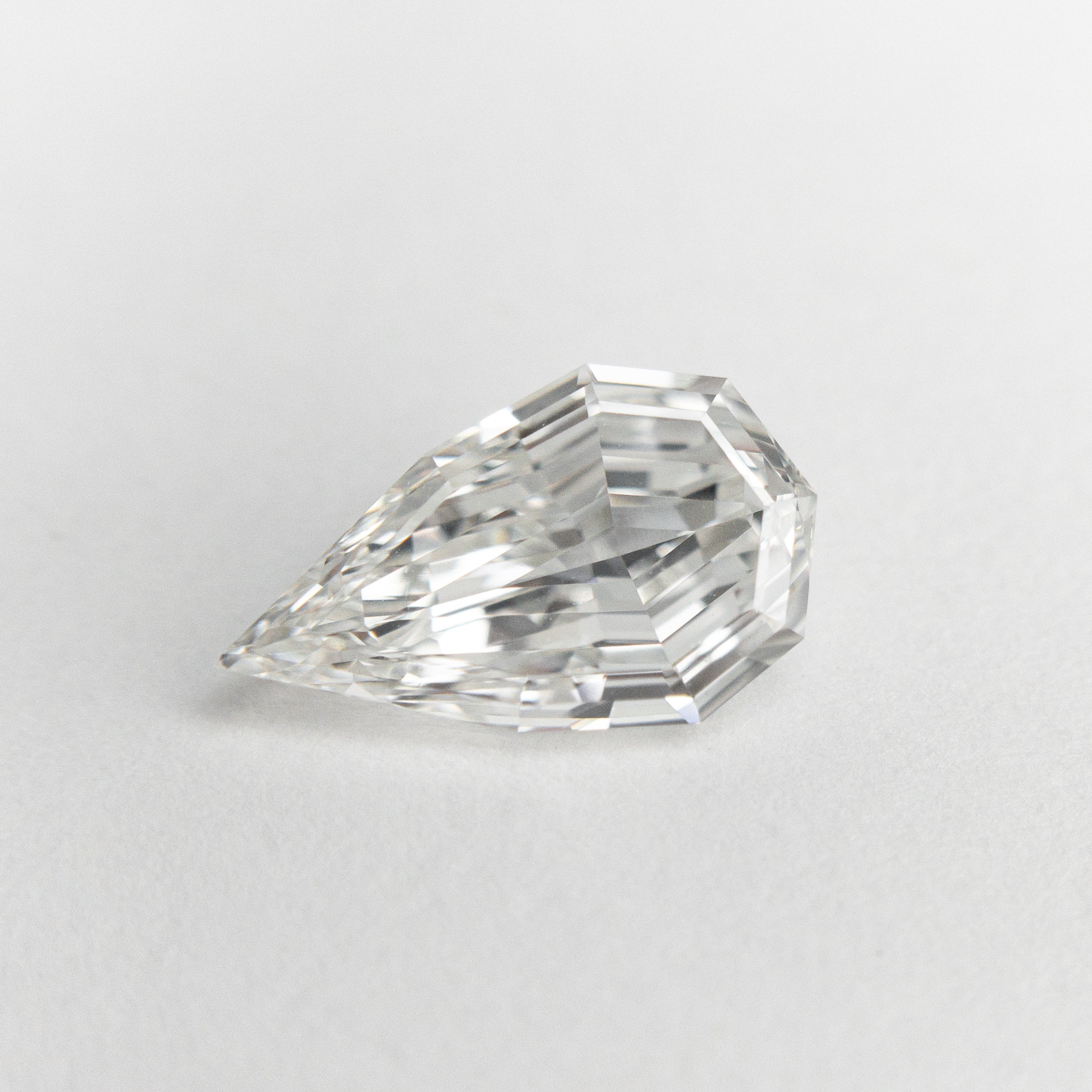 1.08ct 10.12x6.23x2.66mm VS1 F Geo Pear Step Cut 19490-01