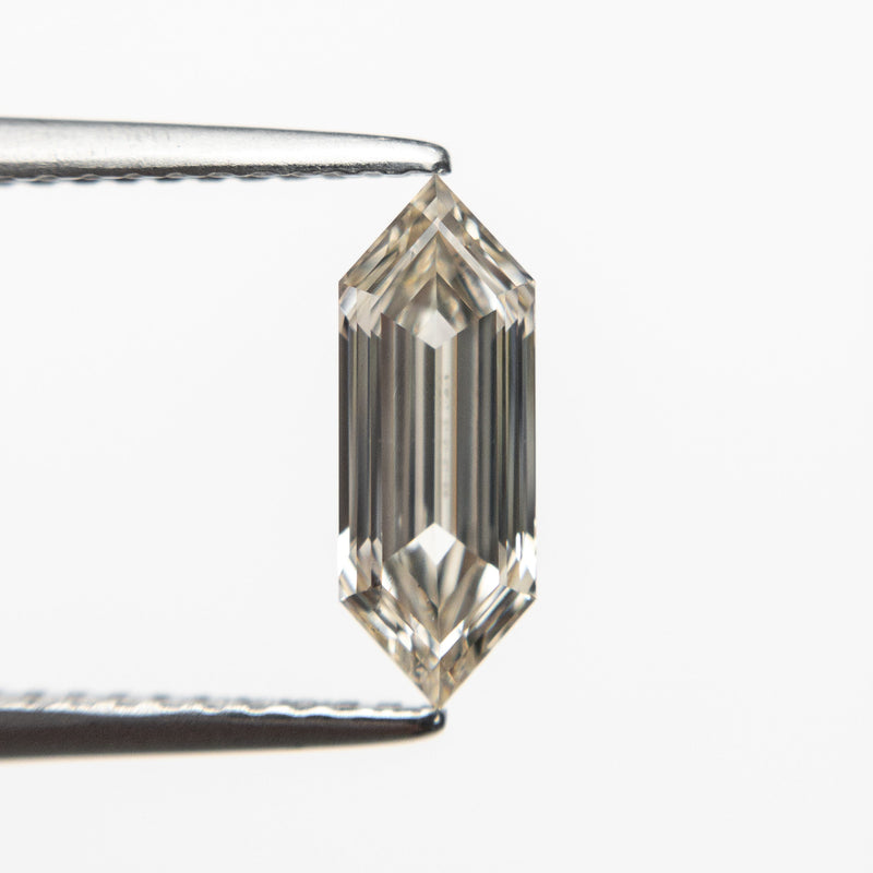 1.01ct 10.83x3.97x2.83mm SI1/VS2 Hexagon Step Cut 19163-43 🇨🇦 - Misfit Diamonds
