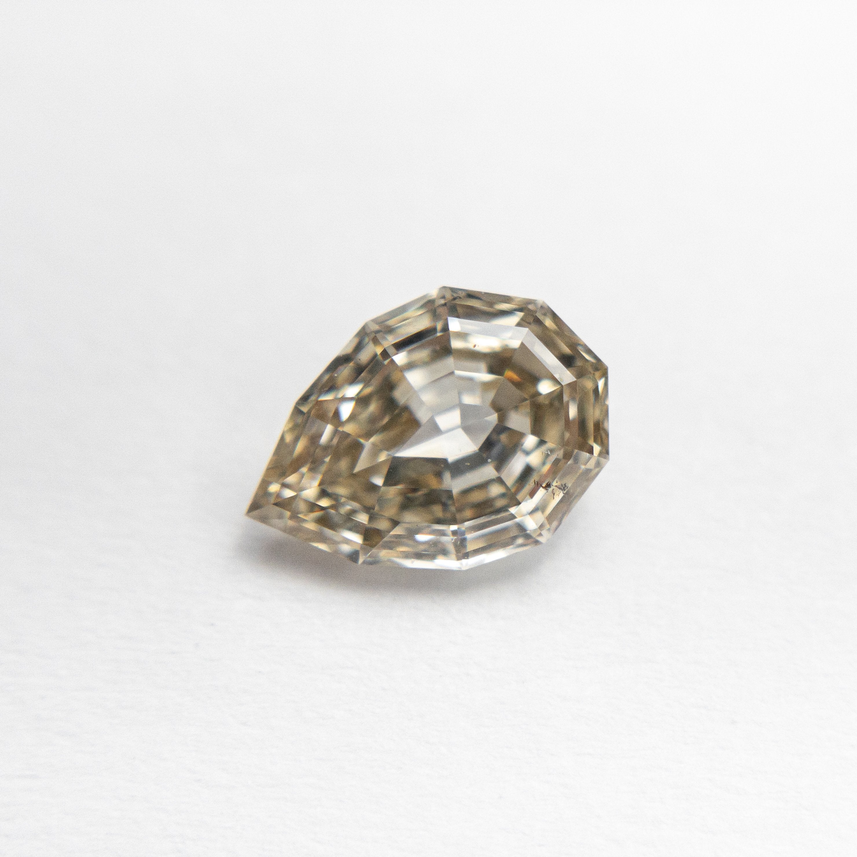 1.00ct 8.18x5.75x2.94mm SI1 Geo Pear Step Cut 19163-67 🇨🇦 - Misfit Diamonds