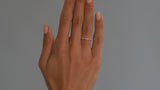 Diamond-set eternity ring